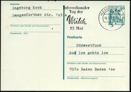 1979 (Mai) 3000 HANNOVER 3, Maschinen-Werbestempel: Internat. Tag Der Milch 22. Mai, Bedarfskarte (Bo.399 A) - Nahrungsm - Otros & Sin Clasificación