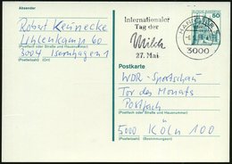 1980 (Mai) 3000 HANNOVER 3, Maschinen-Werbestempel: Internat. Tag Der Milch 27. Mai, Bedarfskarte (Bo.419 A) - Nahrungsm - Sonstige & Ohne Zuordnung