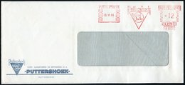 1958 NIEDERLANDE, Absender-Freistempel: PUTTERSHOEK Kristal Suiker (Firmenlogo) Motivgleicher Auf Firmen-Brief - Zucker  - Andere & Zonder Classificatie