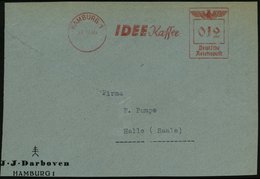 1940 HAMBURG 1, Absender-Freistempel: IDEE Kaffee, Firmen-Vorderseite: J. J. Darboven - Kaffee & Café / Koffie / Café /  - Andere & Zonder Classificatie