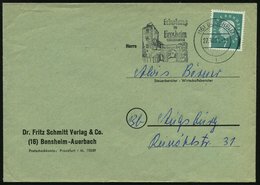 1961 (16) BENSHEIM, Maschinen-Werbestempel: Dahlburger Hof Mit Weinranke, Firmenbrief (Bo.7 A) - Wein / Vine / Vin / Vin - Other & Unclassified