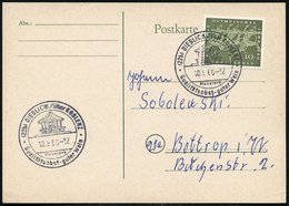 1960 (10.9.) (22 B) DIEBLICH über KOBLENZ, Handwerbestempel: Qualitätsobst - Guter Wein (Pavillon) Inl.-Karte (Bo.1, Nur - Autres & Non Classés