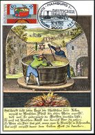 1983 (14.6.) 2000 HAMBURG 1, SOMMERTAGUNG DEUTSCHER BRAUEREI-BUND EV. (Braukessel) Auf 80 Pf. "Über 450 Jahre Bier-Reinh - Autres & Non Classés