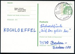 1982 8069 WOLNZACH, Handwerbestempel: Wolnzacher Hopfen-Anbau Weltberühmt (Hopfenfruch) Bedarfskarte (Bo.5) - Bier / Bee - Andere & Zonder Classificatie