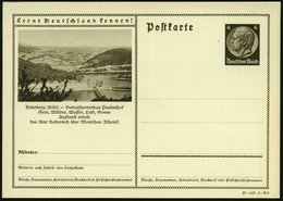 1937 Ruhrberg (Eifel), 6 Pf. Bild-Ganzsache Hindenburg: Vortalsperrenbau Paulushof.. (Stausee) Ungebr. (Mi.P 236/37-103- - Other & Unclassified