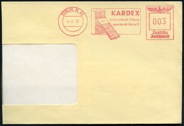 1937 (4.11.) BERLIN N 65, Absender-Freistempel: KARDEX Beherrschende Ordnung.. = Büro-Karteischrank, Teil-Brief - Holz & - Other & Unclassified