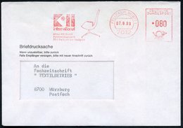 1989 (7.8.) 7012 FELLBACH, WÜRTT 1, Absender-Freistempel: International, Alfred Kill GmbH, Polstermöbelfabrik = Designer - Sonstige & Ohne Zuordnung