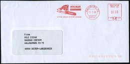 2000 (13.3.) 22041 HAMBURG 70, Absender-Freistempel: DOLMAR.. = Motorsäge, Rs. Reklame: 4 Verschiedene Motorsägen - Holz - Other & Unclassified