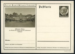 1934 Offenbach (Main), 6 Pf. Bildganzsache Hindenburg: Stadt Des Leders Und Der Lederware (Rathaus) Ungebr., (Komplette  - Altri & Non Classificati