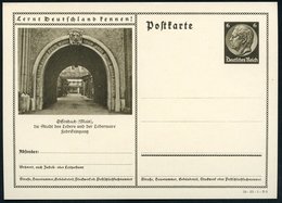 1934 Offenbach (Main), 6 Pf. Bildganzsache Hindenburg: Stadt Des Leders Und Der Lederware (Fabrikeingang) Ungebr., (Komp - Autres & Non Classés
