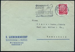 1958 (14.11.) (22 B) PIRMASENS 2, Maschinen-Werbestempel: DEUTSCHE SCHUHMETROPOLE.. (Damenschuh) Inl.-Brief (Bo.20 A, Er - Otros & Sin Clasificación