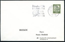 1964 678 PIRMASENS 2, Maschinen-Werbestempel: 7. Internat. Schuh-, Leder- U. Maschinen-Messe (geflügelter Merkur-Schuh)  - Other & Unclassified