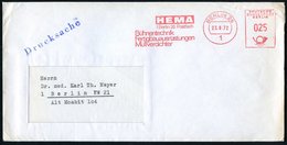 1972 (23.8.) 1 BERLIN 26, Absender-Freistempel: HEMA.. Bühnentechnik.. Müllverdichter, Ortsbrief - Umweltbelastung & Rau - Other & Unclassified