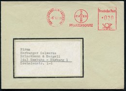 1949 (6.10.) (22 C) LEVERKUSEN-BAYERWERK, Absender-Freistempel: BAYER PFLANZENSCHUTZ (= Chemie Für Die Landwirtschaft) R - Other & Unclassified