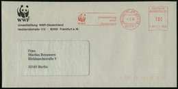 1996 (5.2.) 60591 FRANKFURT AM MAIN 70, Absender-Freistempel: Umweltstiftung WWF Deutschland (Logo: Pandabär) Motivgleic - Other & Unclassified