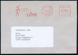 1996 (16.2.) 89073 ULM, DONAU 1, Absender-Freistempel: Stadt Ulm, Solarjahr '96 (Figur) Kommunalbrief - Rohstoff- U. Ene - Otros & Sin Clasificación