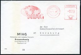 1961 (30.11.) (20 B) BRAUNSCHWEIG 1, Absender-Freistempel: M I A G  = M(ühlenbau Und) I(ndustrie) A.G.  (ab 1925 Mühlenb - Other & Unclassified