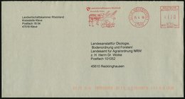 1999 47533 KLEVE, NIEDERRHEIN 1: Landwirtschaftskammer Rheinland.. = Kuh, Schwein Mit Ferkeln, Ähren, Maiskolben, Dienst - Sonstige & Ohne Zuordnung