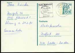 1980 (23.2.) 5450 NEUWIED 1, Maschinen-Werbestempel: Hallen-Reiturnier "Großer Preis Der MKB", Ostern.. (Hufeisen) Bedar - Other & Unclassified