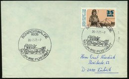 1977 (28.7.) 8605 SCHIRGISWALDE, Sonderstempel: 150 JAHRE POSTAMT = Postkutsche, BRD-Brief - Pferd / Horse / Cheval / Ca - Autres & Non Classés