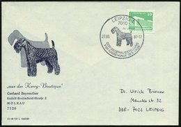 1987 (27.9.) 7010 LEIPZIG, Sonderstempel: DDR Siegerausstellung Für Rassehunde Des VKSK (Rauhaar-Terrier) Auf Passendem  - Autres & Non Classés