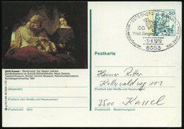 1979 (3.6.) 8353 OSTERHOFEN 1, Sonderstempel: Int. Dackel-Club Berweis, Welt-Sieger-Schau = 3 Dackel, Inl.-Karte (Bo.2,  - Other & Unclassified