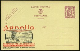 1946 BELGIEN, 65 C. Publibel-Ganzsache: Agnella.. = Schottischer Schäfer Mit Schäferhund U. Schafen, Ungebr. (Mi.P 222 A - Sonstige & Ohne Zuordnung