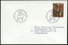 1981 (28.11.) NORWEGEN, Sonderstempel: OSLO, NORDISK VINNERUTSTILLING NKK (Schlittenhund) Ausl.-Brief - Hund, Wolf, Fuch - Sonstige & Ohne Zuordnung