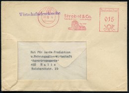 1976 (1.10.) 925 MITTWEIDA, Absender-Freistempel: Strobel & Co., Fabrik Lagertechn. Artikel.. = Liegender Löwe (= Firmen - Sonstige & Ohne Zuordnung