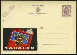 1948 BELGIEN, 90 C. Publibel-Ganzsache: TIGRA TABALUX (Tigerkopf Auf Zigarettenpackung) Flämischer Titel Oben, Ungebr. ( - Altri & Non Classificati