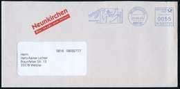 2005 (13.6.) 66538 NEUNKIRCHEN, Blauer Absender-Freistempel: TIERISCH GUT, Neukircher Zoo = Orang Utan, Kommunalbrief -  - Sonstige & Ohne Zuordnung