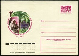 1977 UdSSR, 4 Kop. Ganzsachen-Umschlag, Lilarot: Suchumi, Institut Für Experimentelle Pathologie U. Therapie (Akademie D - Other & Unclassified
