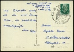1966 (22.8.) 8234 BÄRENSTEIN KURORT, Handwerbestempel: PERLE DES OSTERZGEBIRGES = Bär Auf Felsen, Bedarfs-s/ W.-Ak.: Bär - Andere & Zonder Classificatie