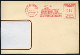 1940 (4.12.) GRAFENAU, Absender-Freistempel: ATEX, Jsolierplatten, Hartplatten = Eisbär, Teil-Vorderseite - Bär / Bear / - Other & Unclassified