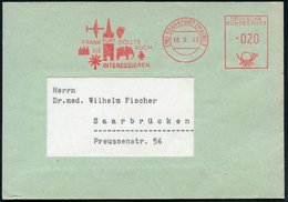 1963 (18.9.) (16) FRANKFURT (MAIN) 3, Absender-Freistempel Mit Alter PLZ: FRANKFURT SOLLTE SIE AUCH INTERESSIEREN = Elef - Other & Unclassified