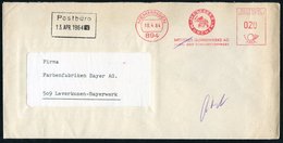 1964 (10.4.) 8940 MEMMINGEN, Absender-Freistempel: METZELER GUMMIWERKE AG = Elefant (= Reifen-Hersteller) Firmenbrief -  - Sonstige & Ohne Zuordnung