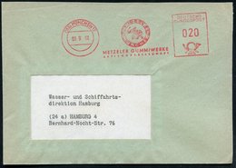 1960 (13 B) MÜNCHEN 12, Absender-Freistempel: METZELER GUMMIWERKE AG = Elefant (= Reifen-Hersteller) Firmenbrief - Elefa - Other & Unclassified