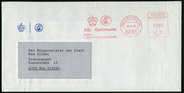 1984 (26.6.) 5630 REMSCHEID 14, Absender-Freistempel: Alb. Gommann, Sägen- U. Maschinenmesserfabrik = Gemsenkopf (u. Kro - Other & Unclassified