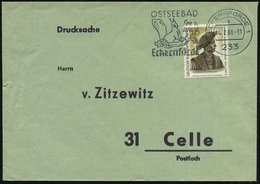 1968 (14.2.) 233 ECKERNFÖRDE 1, Maschinen-Werbestempel: OSTSEEBAD.. = Eichhörnchen, Firmenbrief (Bo.3 A III) - Nagetiere - Other & Unclassified