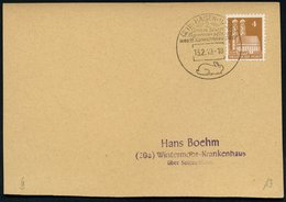1949 (13.2.) (21 B) HAGEN-HASPE, Sonderstempel: 2. GROSSE SAUERL. RAMMLERSCHAU WESTF. KANINCHENZÜCHTER (Kaninchen) Inl.- - Sonstige & Ohne Zuordnung