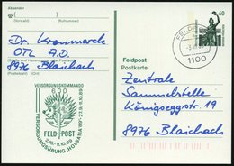 1989 (3.10.) B.R.D., 60 Pf. Amtl. Ganzsache Bavaria + Zudruck: VERSOGUNGSKOMMANDO 6000, VERSORGUNGSÜBUNG "HOLSATIA '89"  - Other & Unclassified