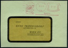 1937 (29.5.) LEIPZIG C 1, Absender-Freistempel Komusina: HELFT UNFALLE VERHÜTEN!, Deutsche Buchdrucker-Berufsgenossensch - Altri & Non Classificati