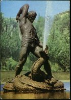 1973 UdSSR, 3 Kop. Bild-Ganzsache: Baku, Brunnen Des Bachrana-Gur (Mann Erschlägt Schlange) = Legende "7 Schönheiten", U - Other & Unclassified
