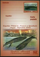 2003 RUMÄNIEN, 1500 L. Sonder-Bild-Ganzsache: Blauwale = Grönland-Expedition 2009, Ungebr. (No.135) - Wal & Delphin / Wh - Other & Unclassified