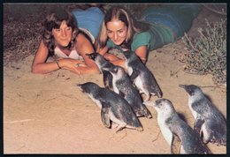 1979 AUSTRALIEN, 20 C. Bild-Ganzsache: Pinguine Auf Der Phillip Island (Victoria) + Zusatzfrankatur, Bedarfs-Übersee-Flu - Autres & Non Classés