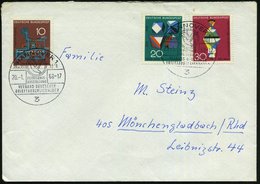 1968 (20.1.) 3 HANNOVER 1, Sonderstempel: 73. VERBANDS-AUSSTELLUNG, VERBAND DEUTSCHER BRIEFTAUBENLIEBHABER; Fernbrief (B - Otros & Sin Clasificación