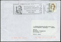 1997 (27.2.) 24103 KIEL 1, Absenderstempel "GEBÜHR BEZAHLT": .. Waldemar Bonseis, 1880 - 1952 = Autor Der "Biene Maja"   - Other & Unclassified