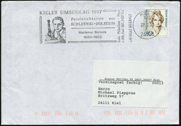 1997 (27.2.) 24103 KIEL 1, Absenderstempel "GEBÜHR BEZAHLT": .. Waldemar Bonseis, 1880 - 1952 = Autor Der "Biene Maja"   - Otros & Sin Clasificación