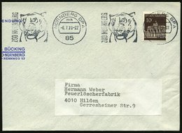 1970 (6.7.) 85 NÜRNBERG BPA, Band-Maschinen-Werbestempel: ZOO NÜRNBERG (Tigerkopf) Verkürzter Firmenbrief (Bo.225 Bd III - Other & Unclassified