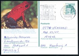 1977 (Mai) 7000 Stuttgart, 40 Pf. Bild-Ganzsache Burgen: Wilhelma.. Deutschlands Einziger Zoologisch-botanischer Garten. - Other & Unclassified